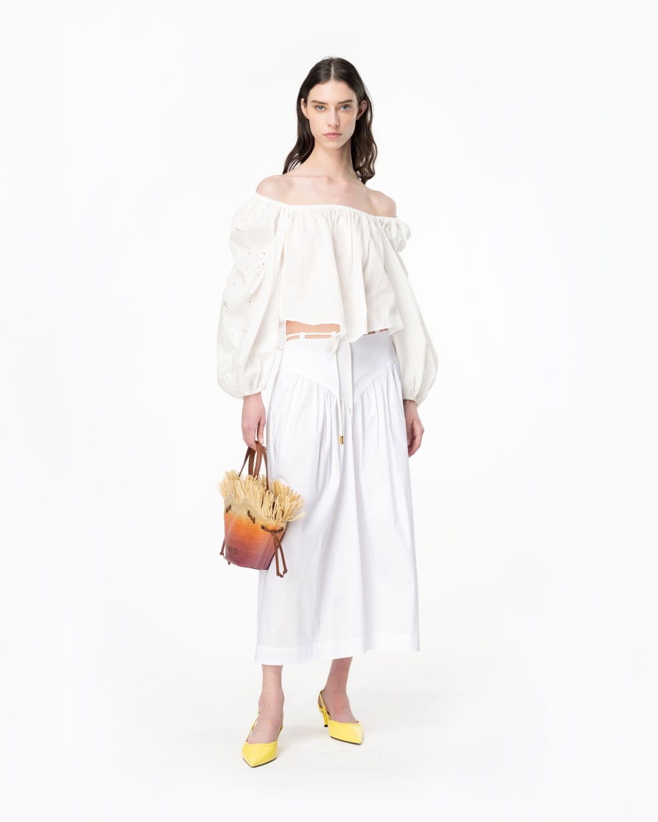 Pinko Midirock Aus Technischem Popeline