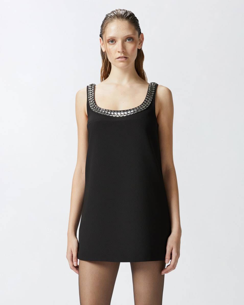 Pinko Mini-Camisole-Kleid Mit Glänzender Stickerei