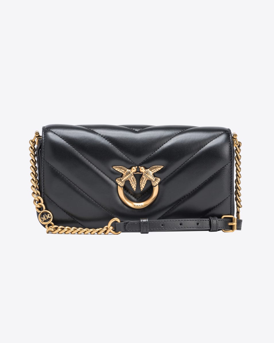 Pinko Mini Love Bag Click Baguette Big Chevron