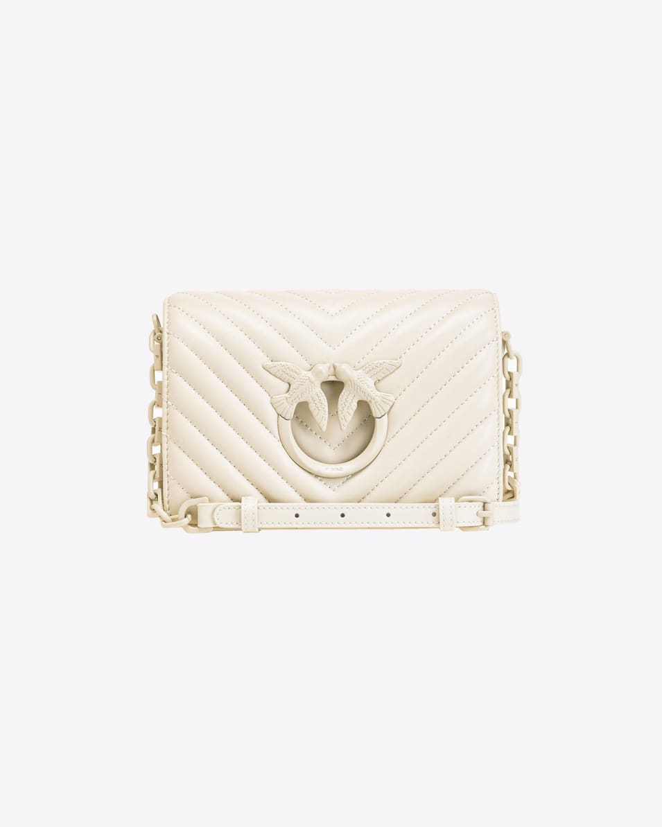 Pinko Mini Love Bag Click Chevron Color Block