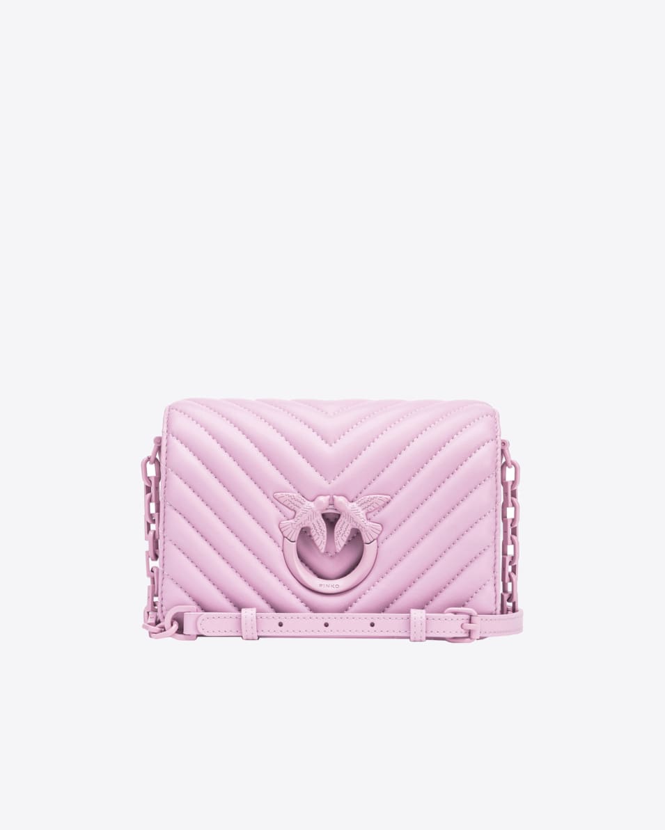 Pinko Mini Love Bag Click Chevron Color Block