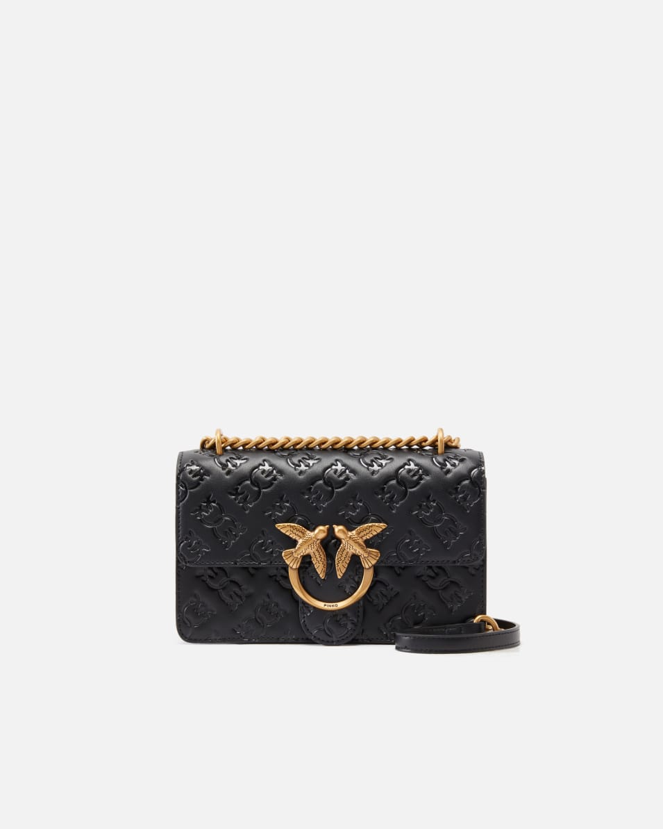 Pinko Mini Love Bag Umhängetasche mit Prägelogo