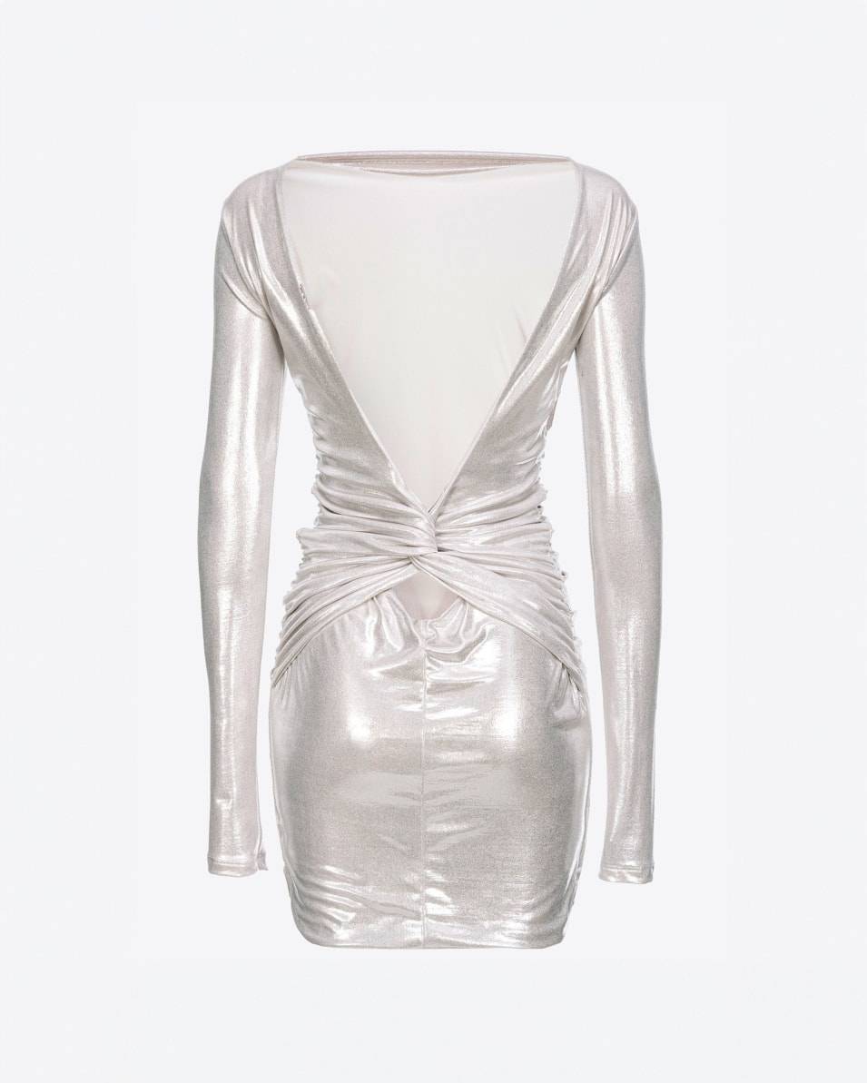 Pinko Minikleid Aus Beschichtetem Jersey