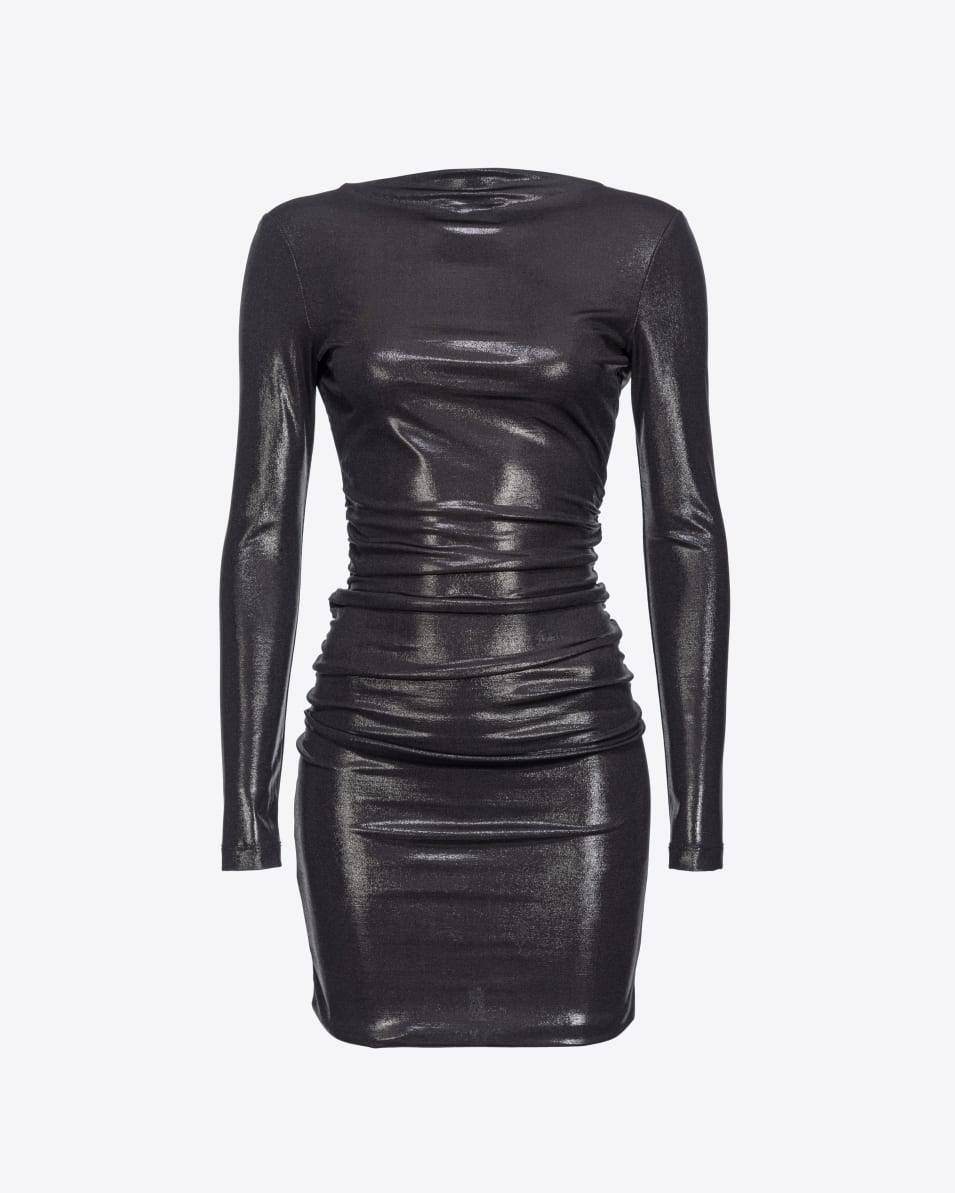 Pinko Minikleid aus beschichtetem Jersey