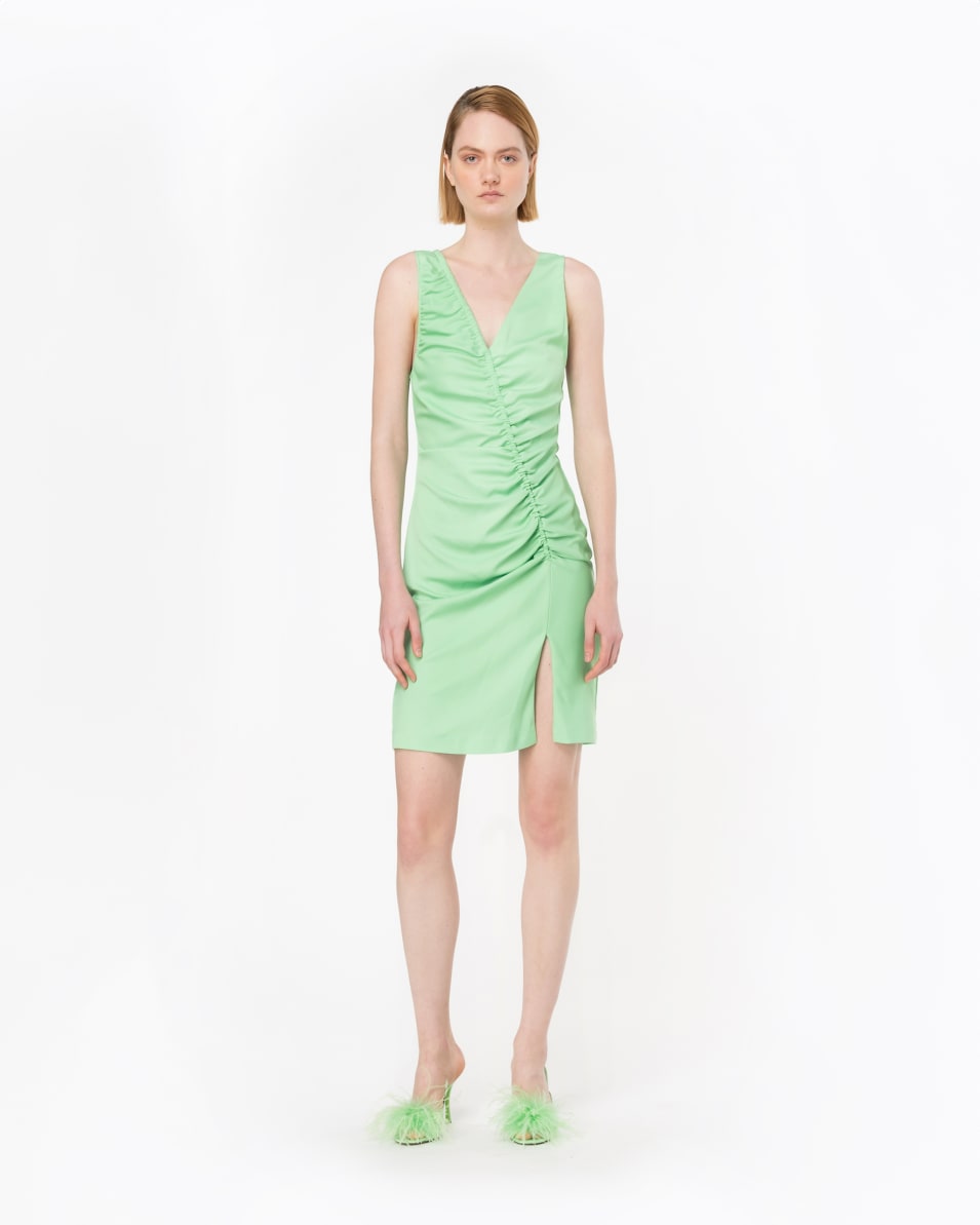 Pinko Minikleid Aus Mattem Satin