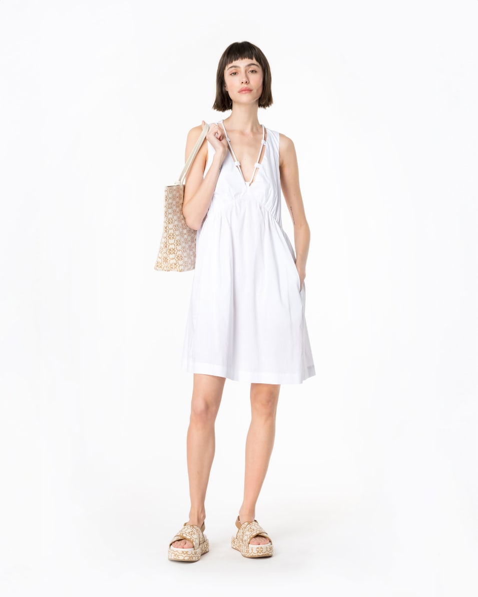 Pinko Minikleid Aus Technischem Popeline