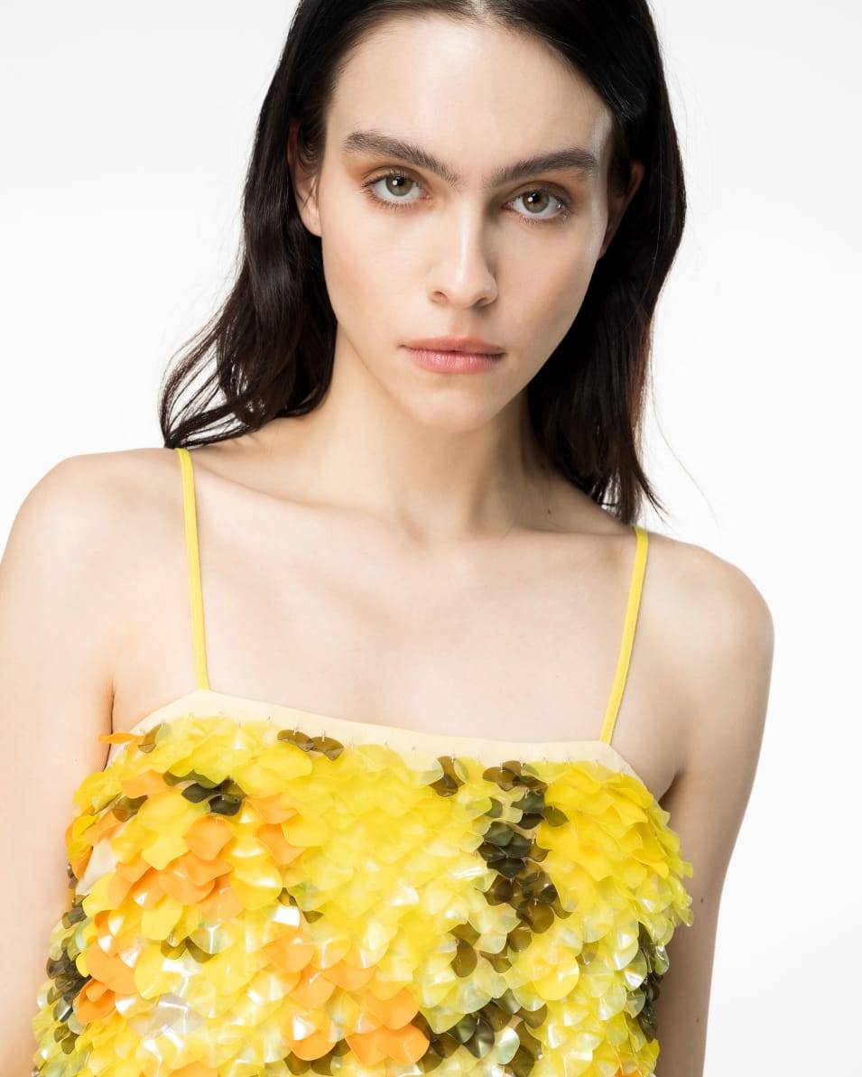 Pinko Minikleid Crinkle-Pailletten