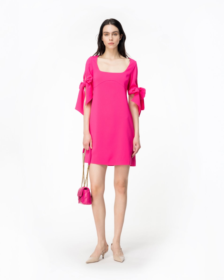 Pinko Minikleid Mit Schleife An Den Ärmeln