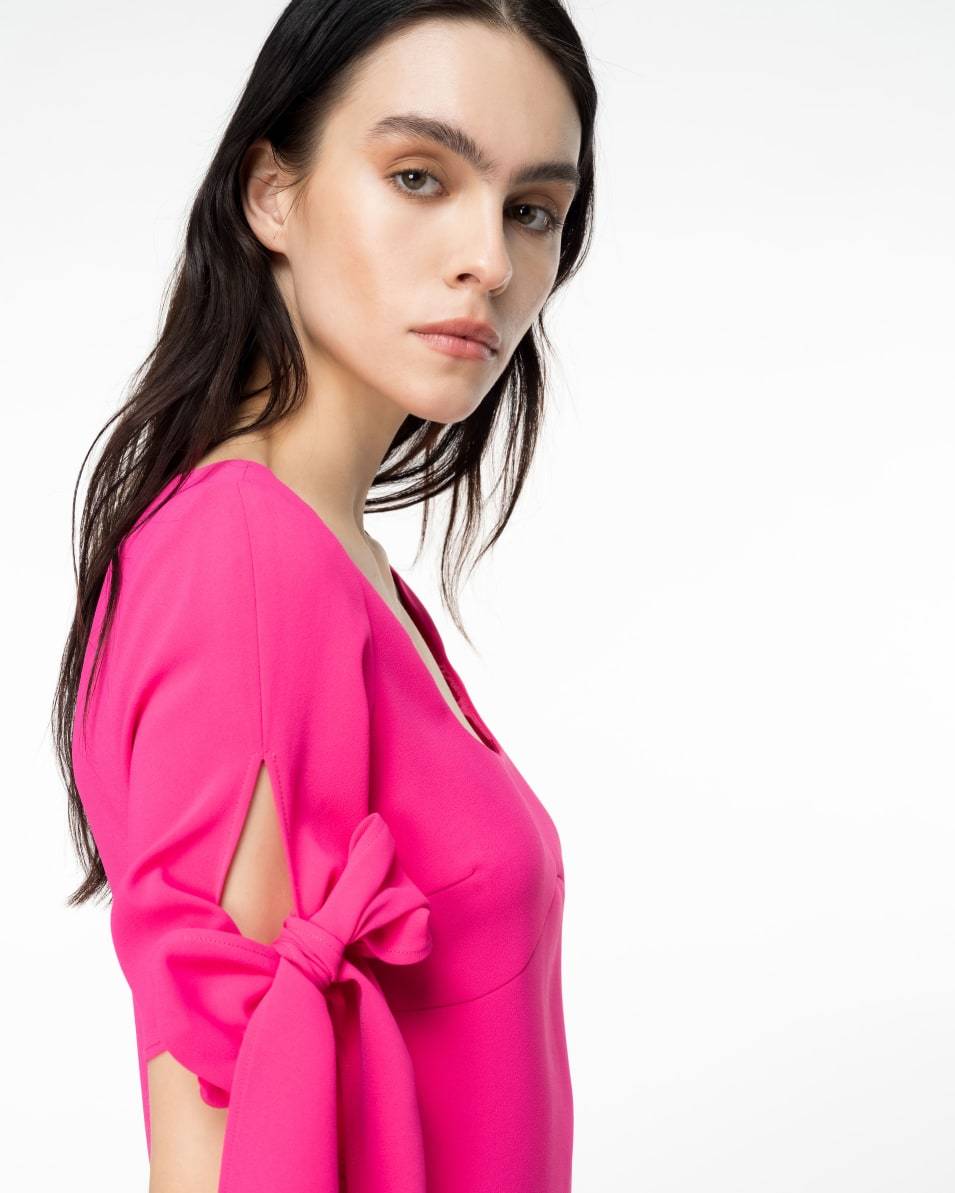Pinko Minikleid Mit Schleife An Den Ärmeln