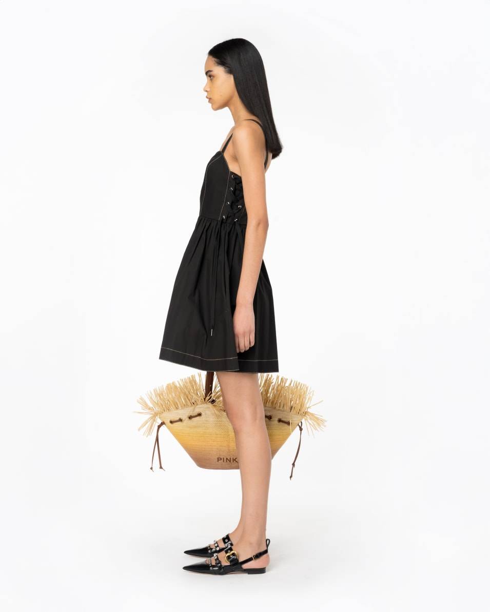 Pinko Minikleid Mit Seitlicher Schnürung