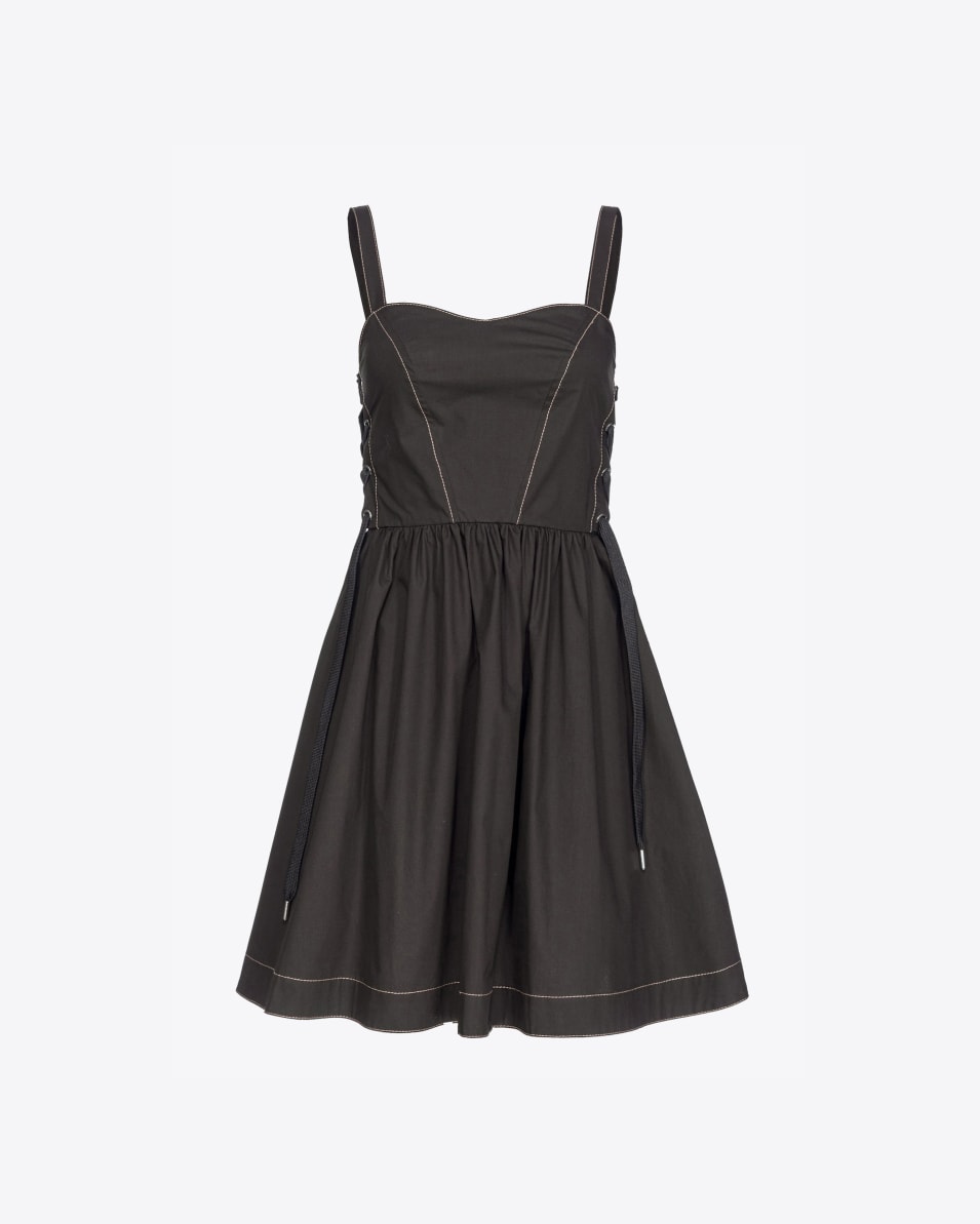 Pinko Minikleid mit seitlicher Schnürung