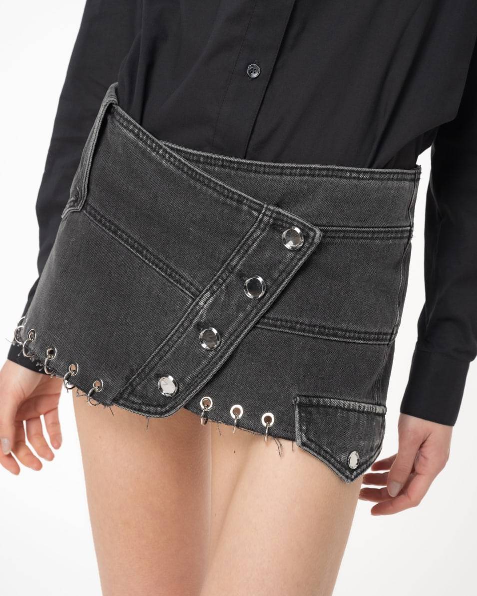 Pinko Musselin-Hemdbluse Mit Fransen