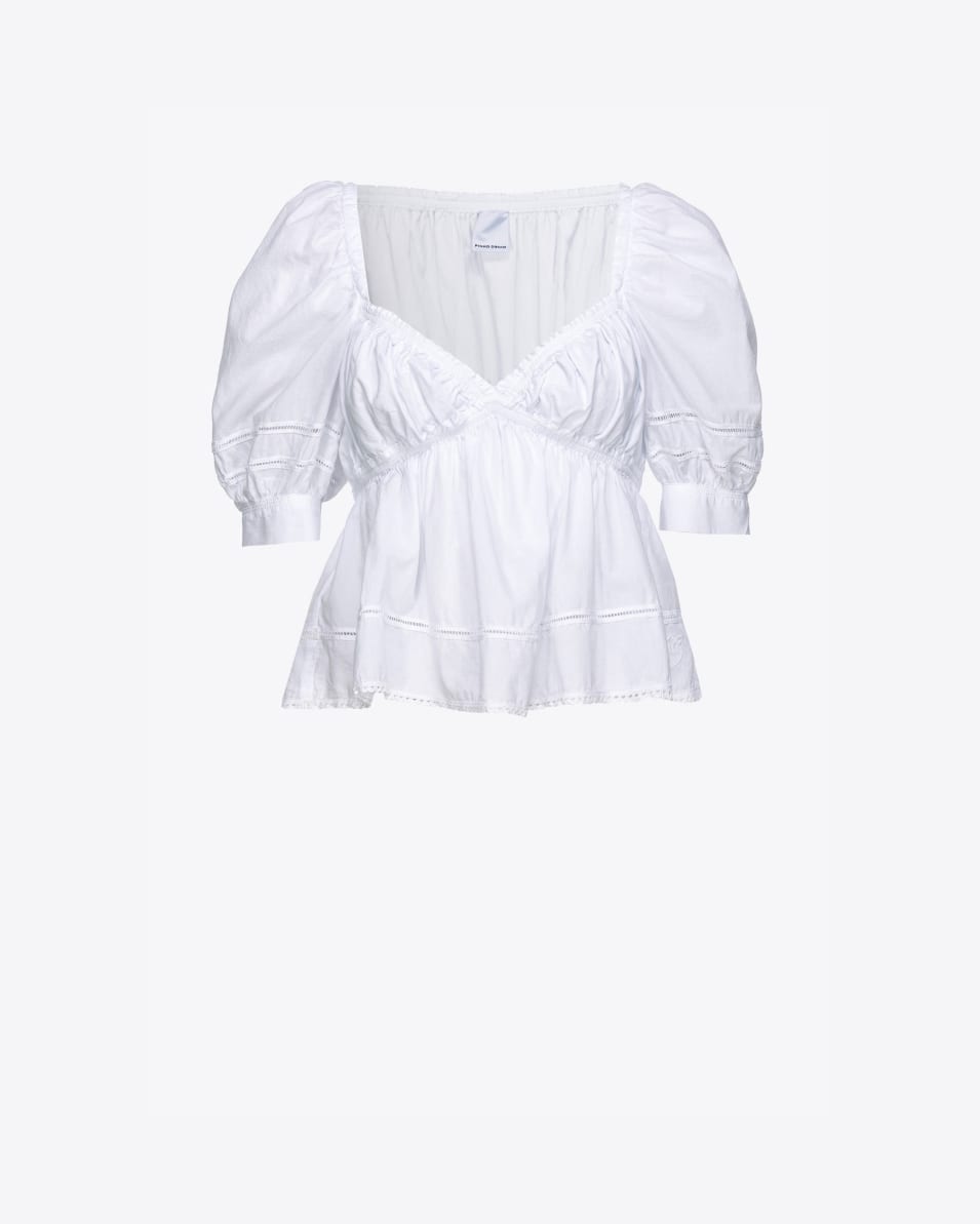 Pinko Musselin-Shirt mit Stickerei