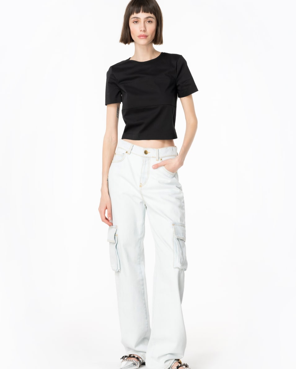 Pinko Oberteil Aus Technischem Popeline