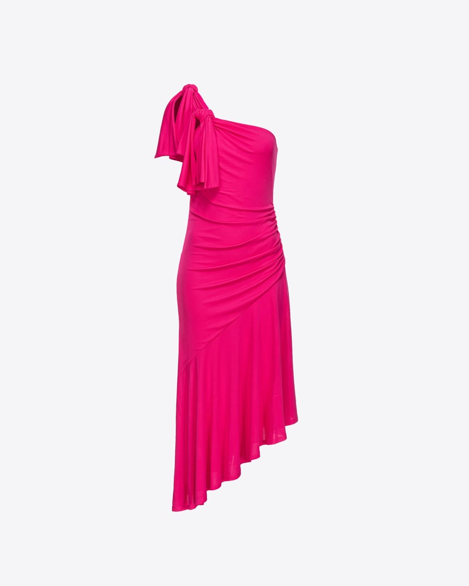 Pinko One-Shoulder-Kleid mit Volant