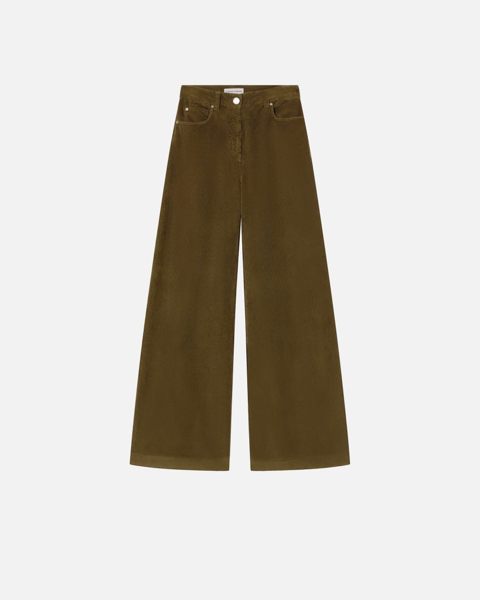 Pinko Palazzo-Hose aus Feincord