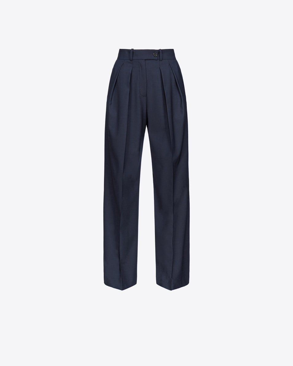 Pinko Palazzo-Hose aus Wollmix