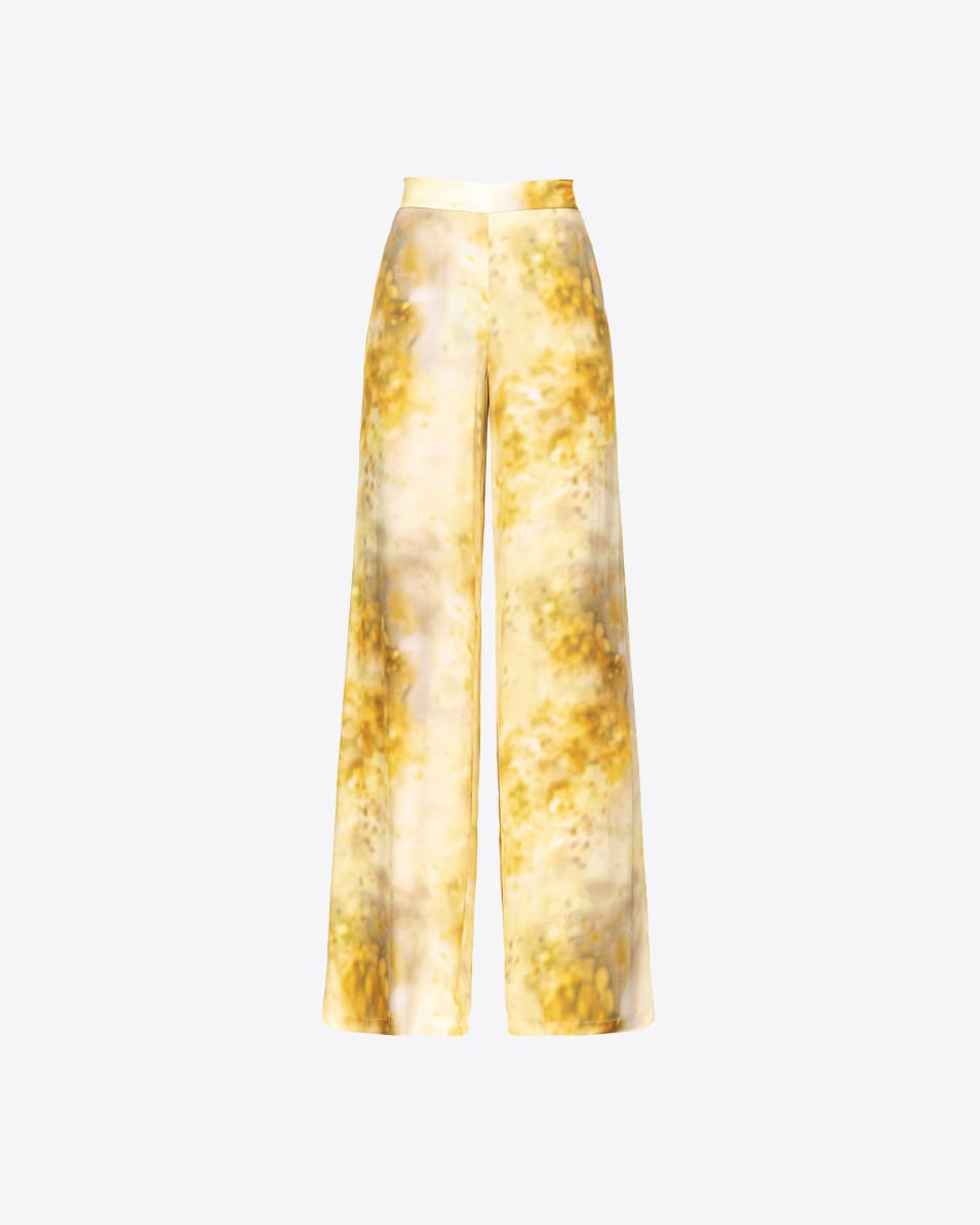 Pinko Palazzo-Hose Blume mit Farbverlauf