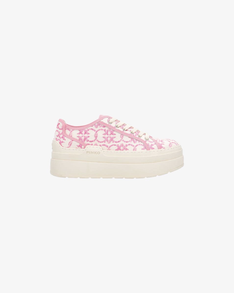 Pinko Plateau-Sneakers Love Birds Monogram