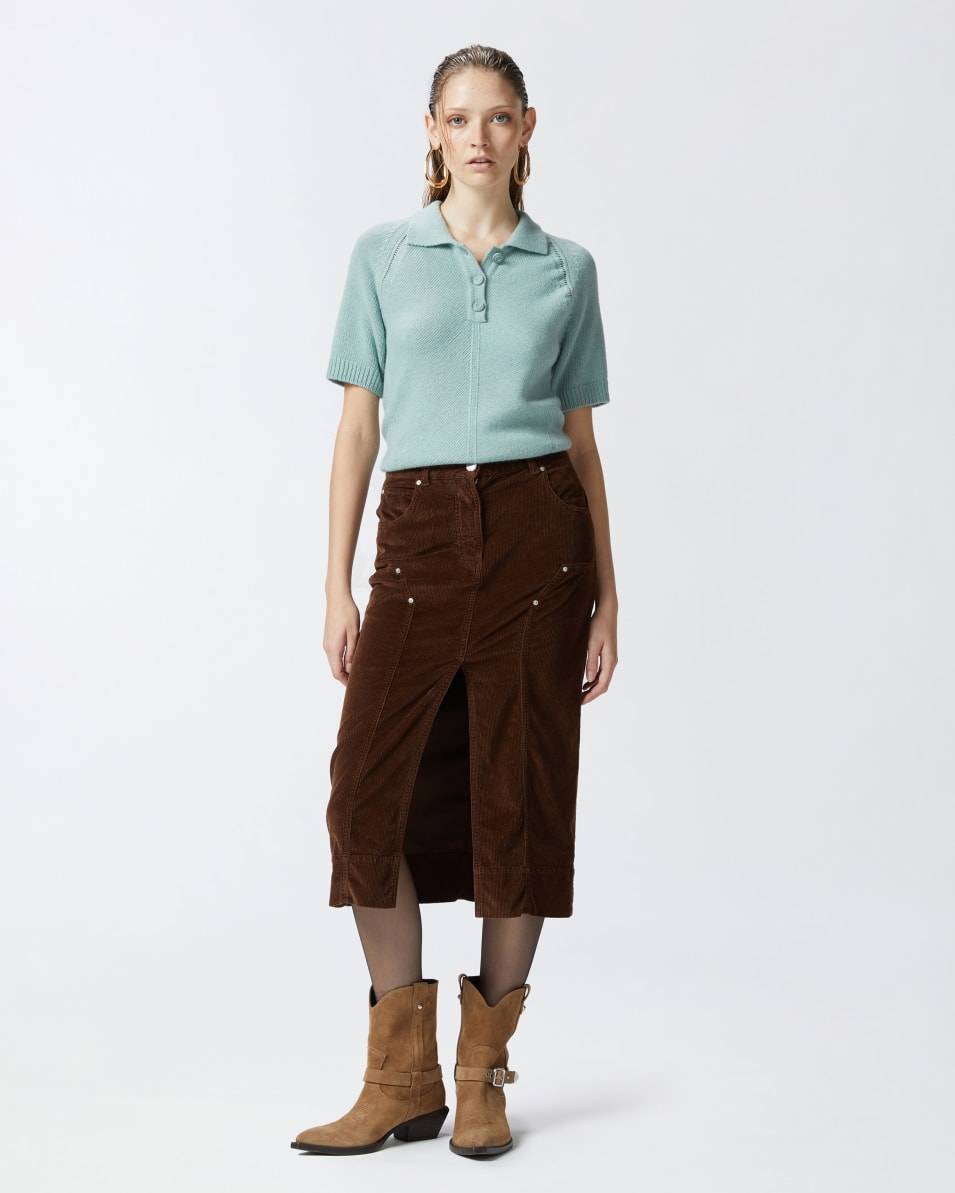 Pinko Poloshirt Aus Woll-Kaschmir-Gemisch