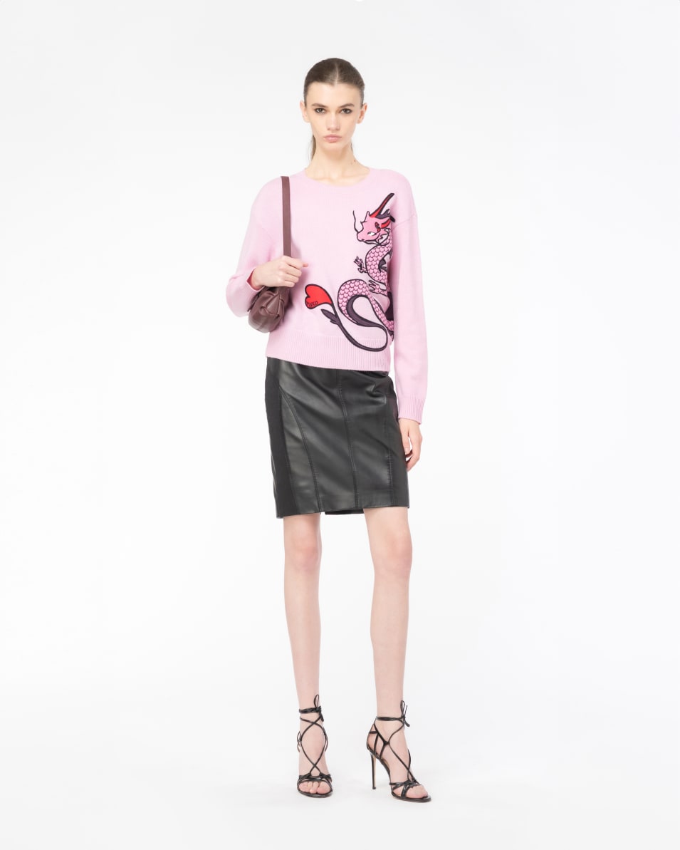 Pinko Pulli Drachenstickerei