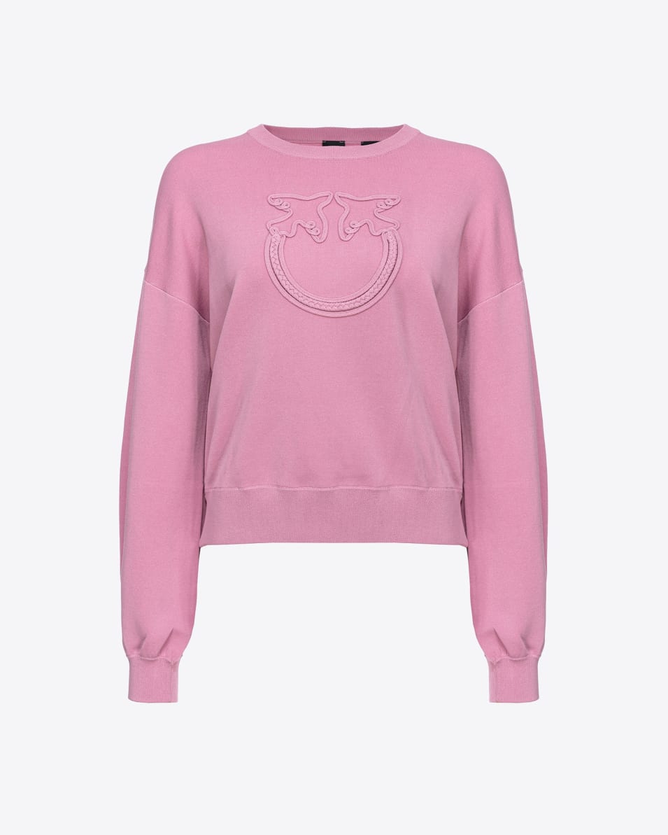 Pinko Pullover Applikation Love Birds