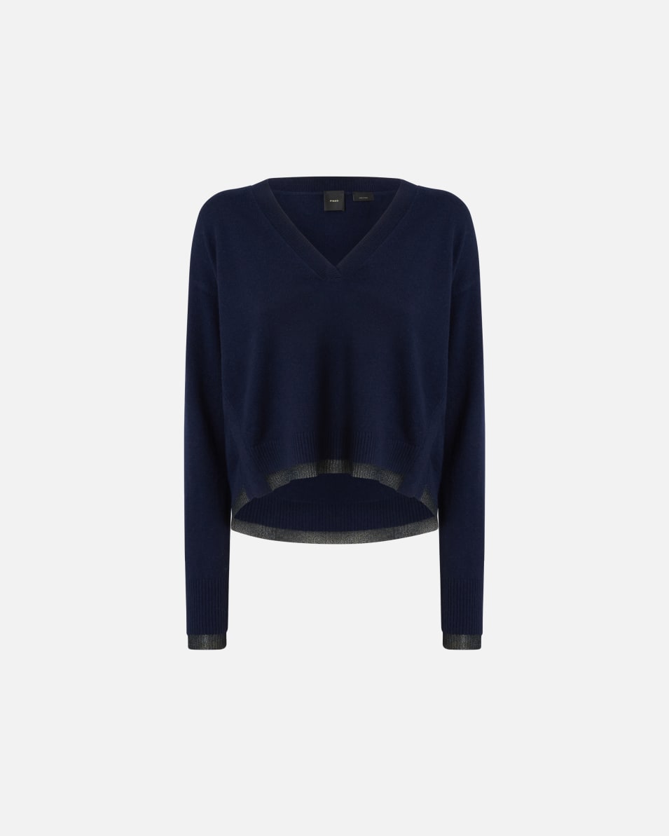 Pinko Pullover aus Kaschmirmix mit Lurex