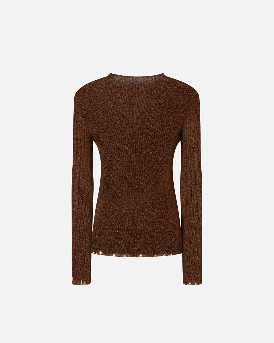 Pinko Pullover mit Metallic-Effekt-Garn