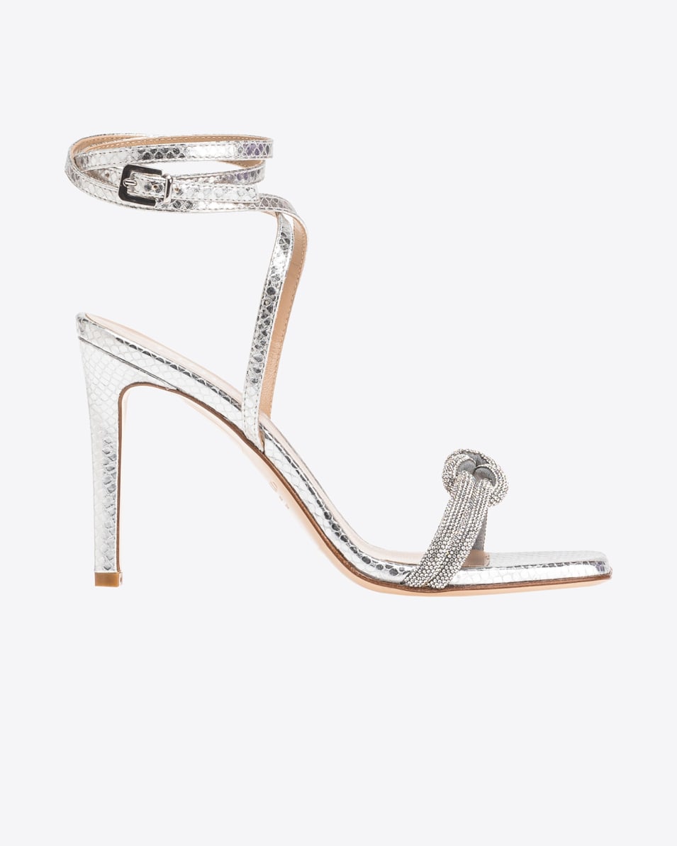 Pinko Sandaletten mit Knoten aus Strass