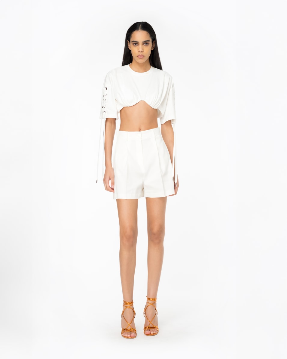 Pinko Sartoriale Shorts Aus Leinen