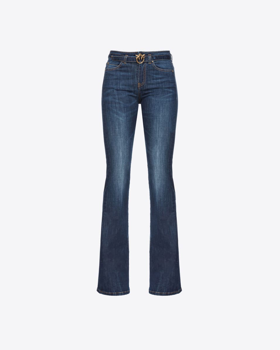 Pinko Schlagjeans Aus Power-Stretch-Denim
