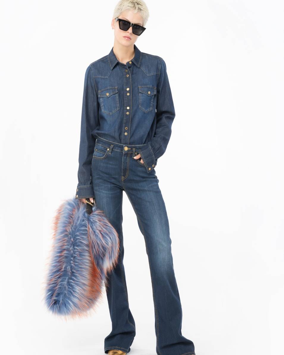 Pinko Schlagjeans Aus Stretchdenim