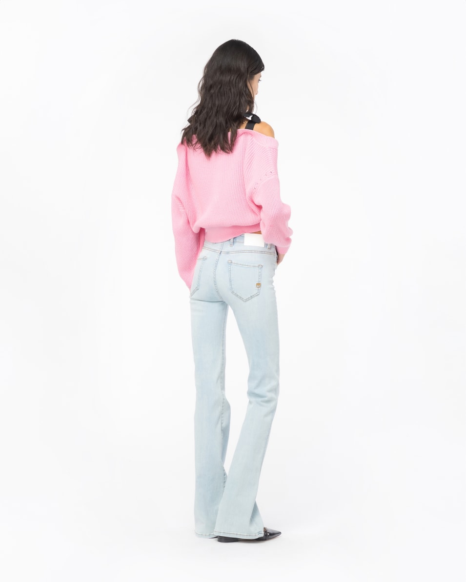 Pinko Schlagjeans Denim Baby Blue