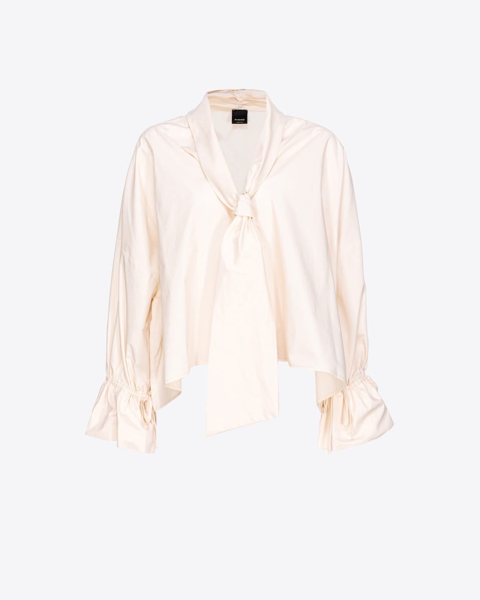 Pinko Schluppenbluse aus Popeline