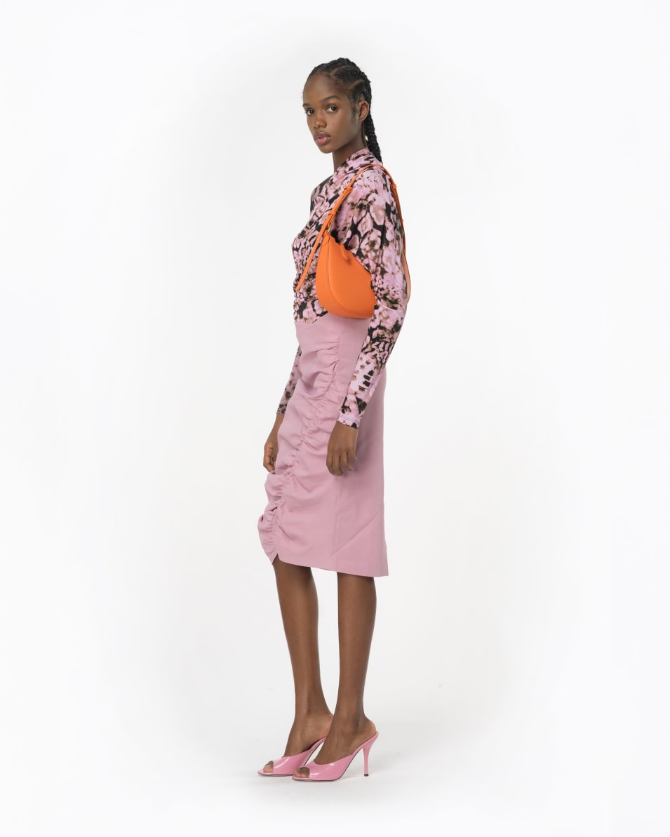 Pinko Shirt Aus Jersey Und Tüll Coral Scanner