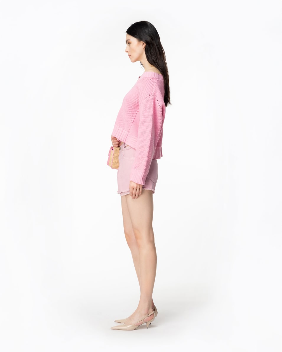 Pinko Shorts Aus Baumwoll-Bull