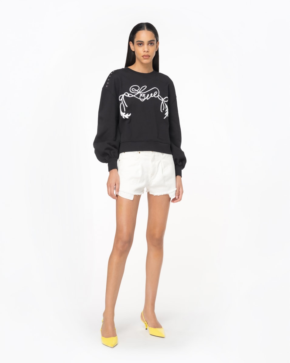 Pinko Shorts Aus Baumwoll-Bull