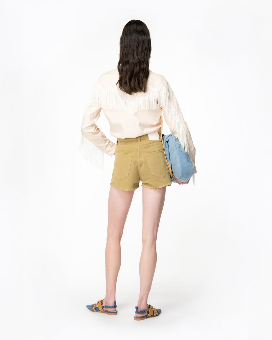Pinko Shorts Aus Baumwoll-Bull