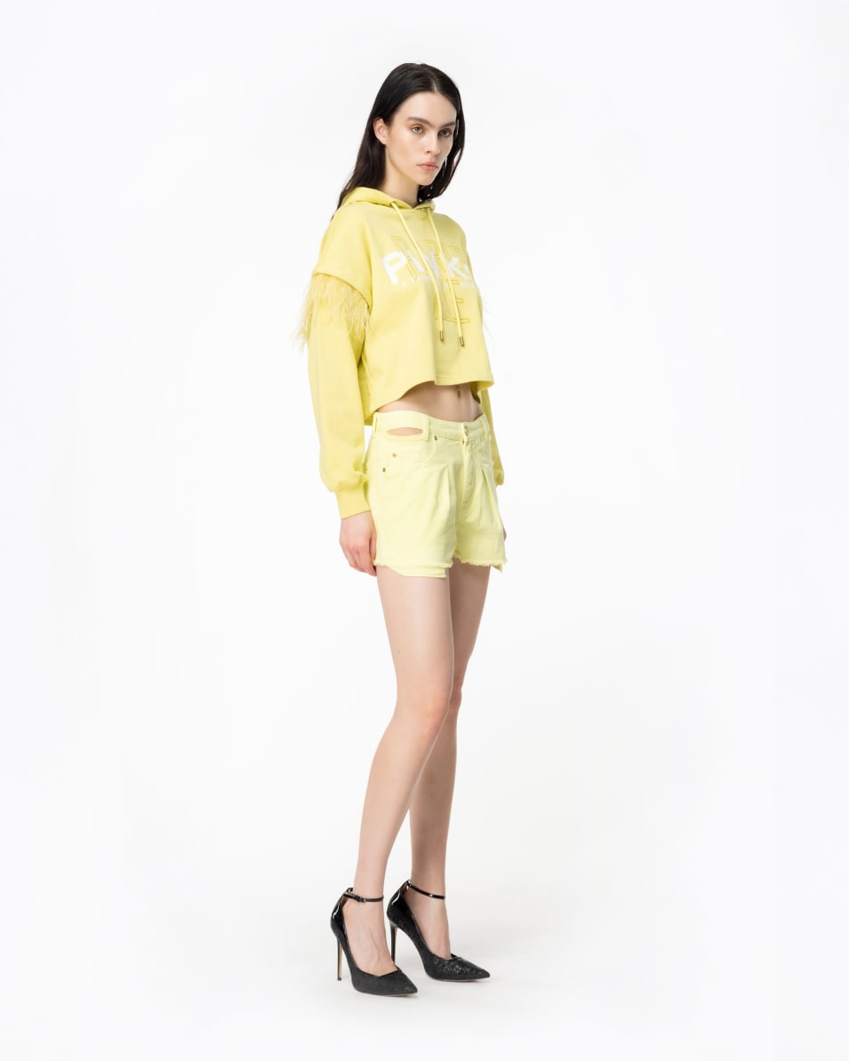 Pinko Shorts Aus Baumwoll-Bull