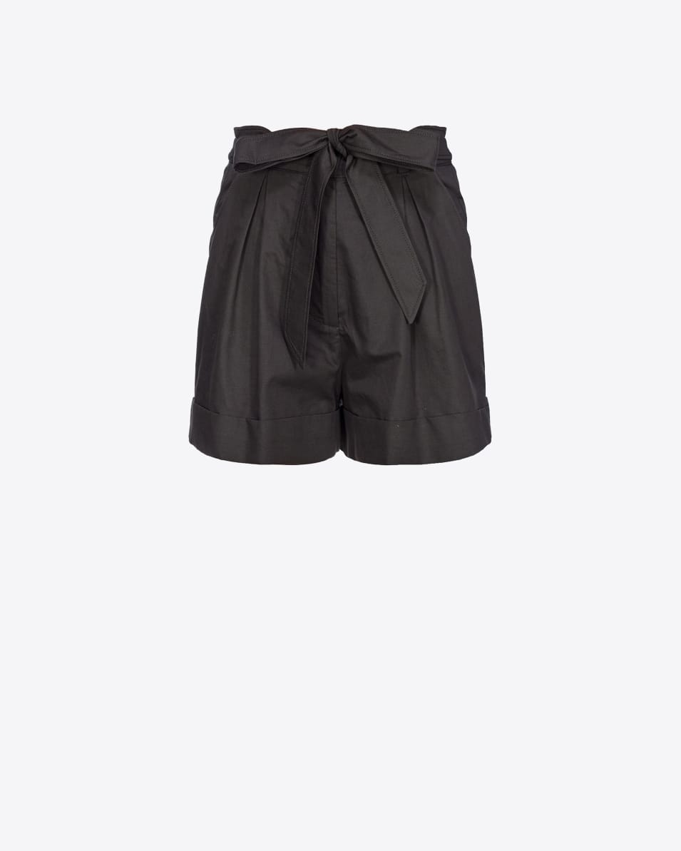 Pinko Shorts Aus Geflammtem Leinen