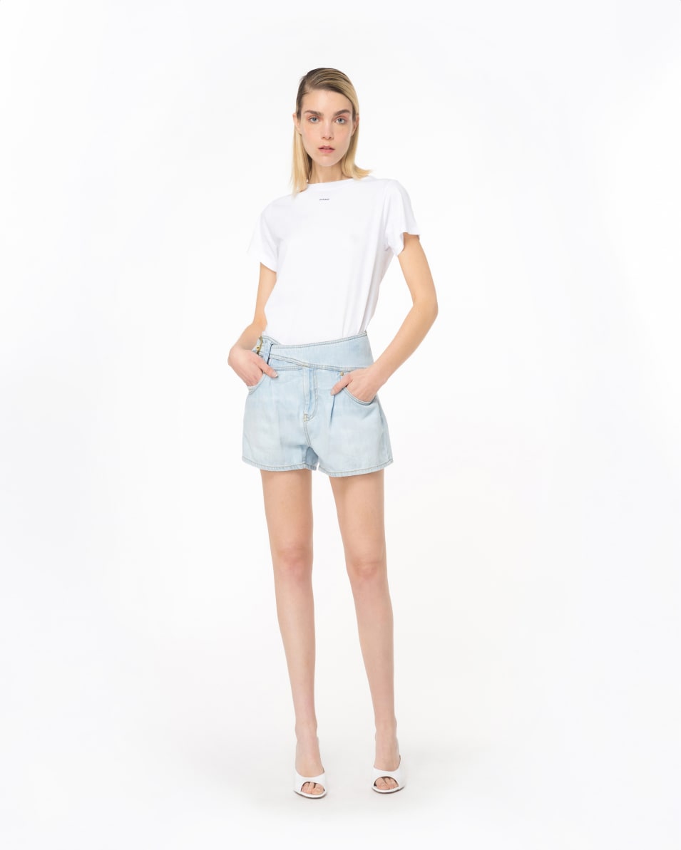 Pinko Shorts Aus Leichtem Denim