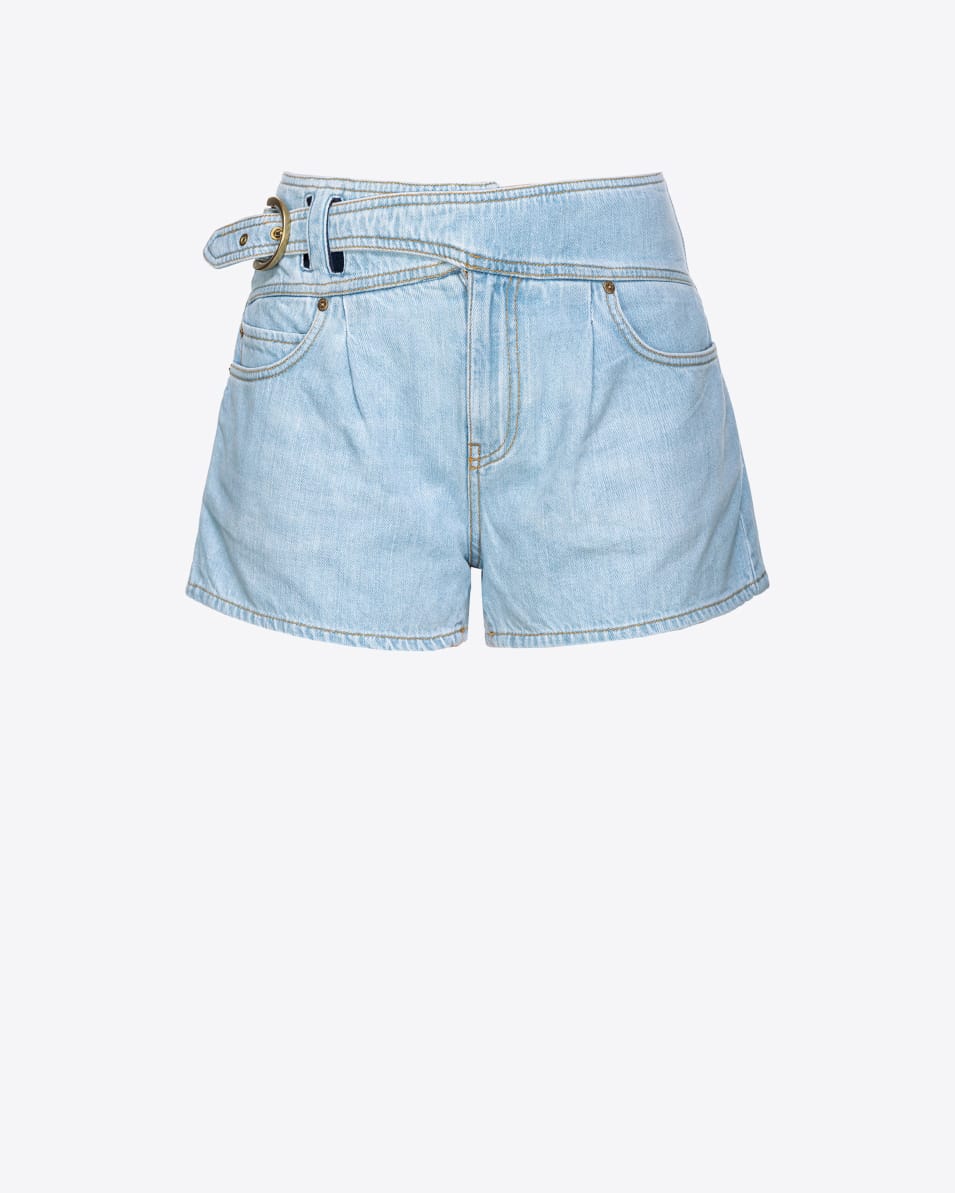 Pinko Shorts aus leichtem Denim