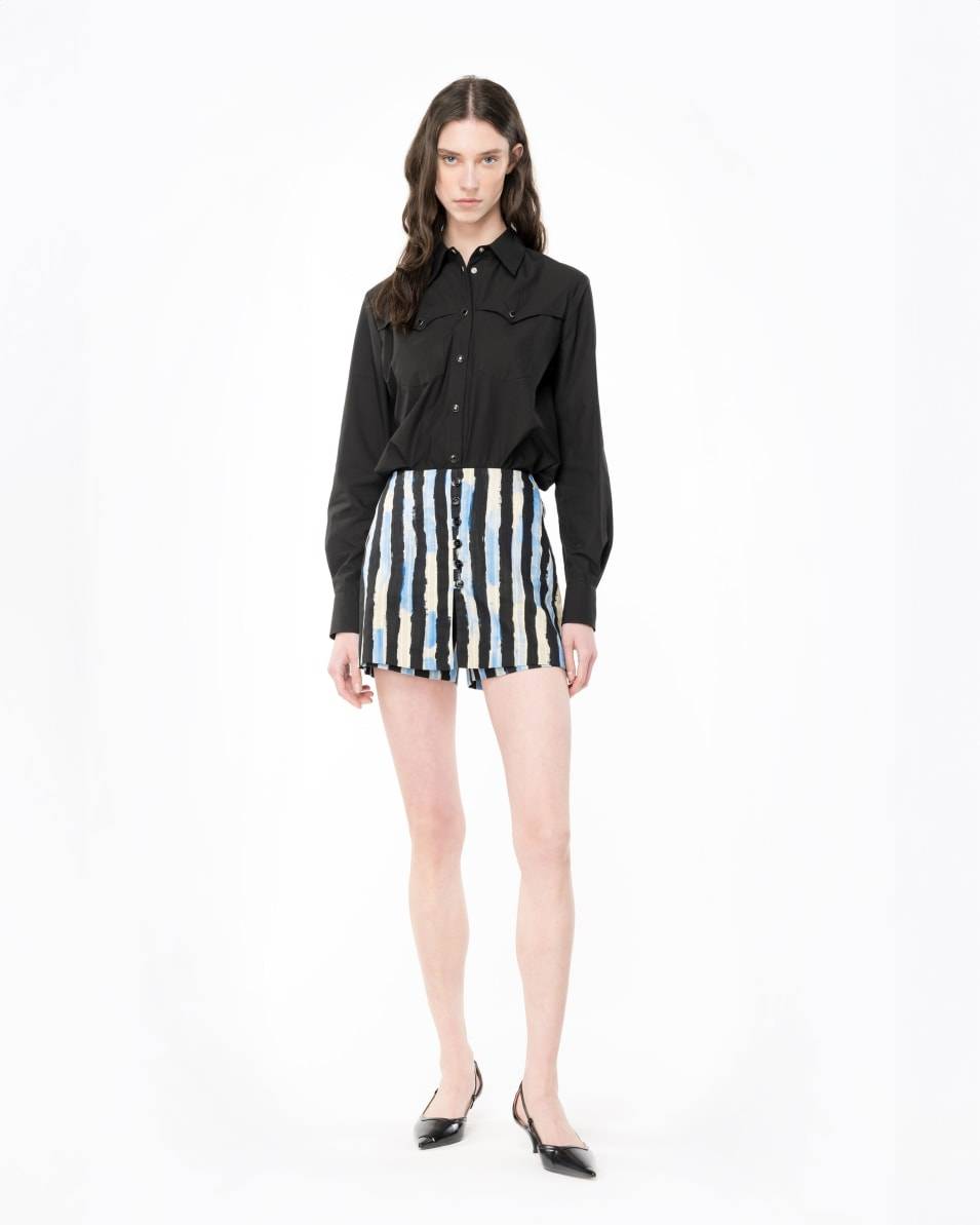 Pinko Skort Pinselstrich