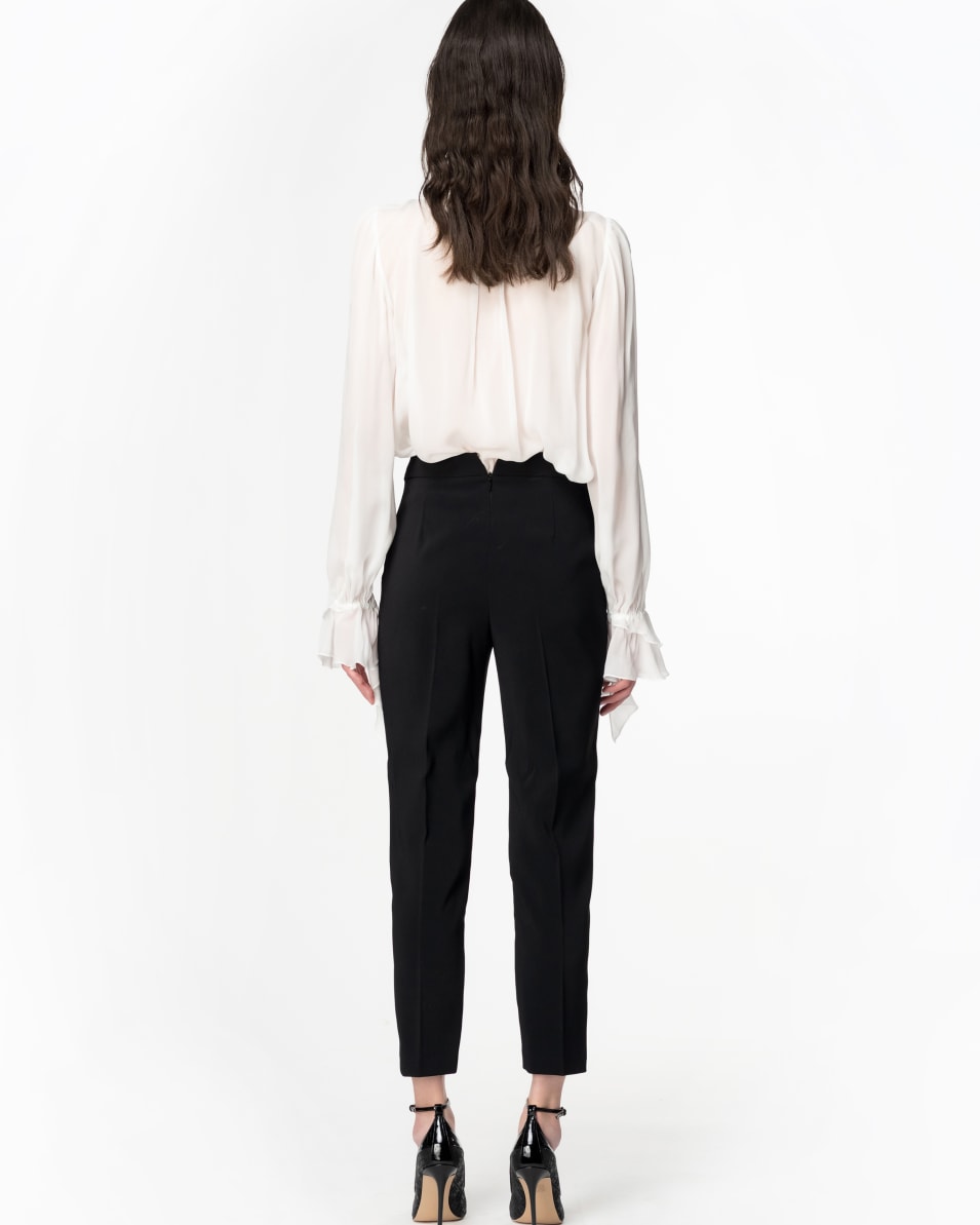 Pinko Slim-Hose Aus Stretch-Crêpe