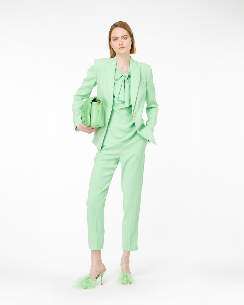 Pinko Slim-Hose Aus Stretch-Crêpe