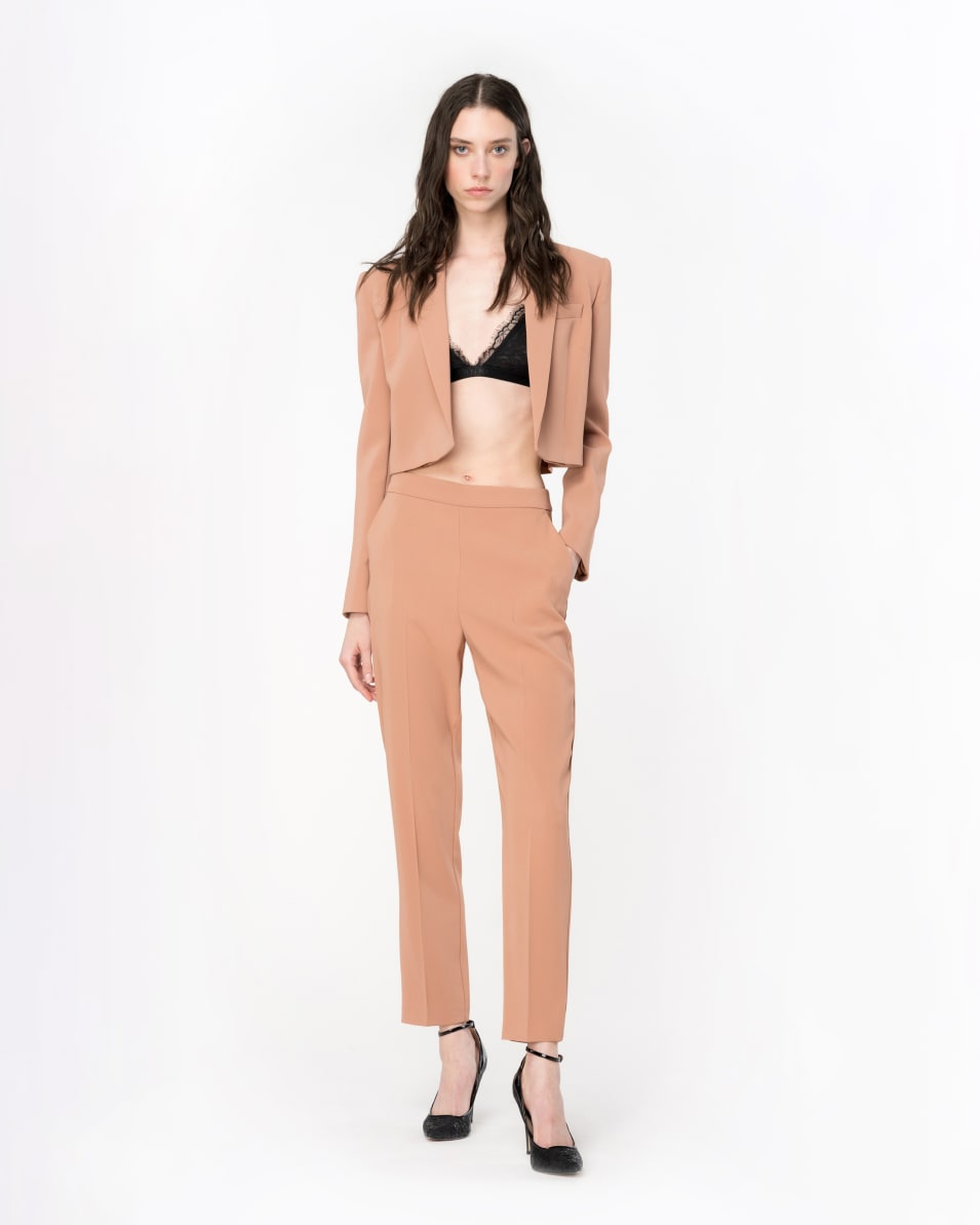 Pinko Slim-Hose Aus Stretch-Crêpe