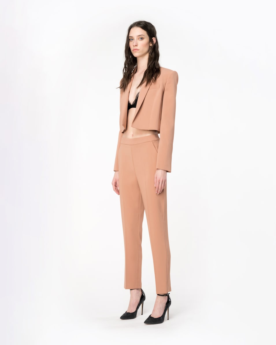 Pinko Slim-Hose Aus Stretch-Crêpe