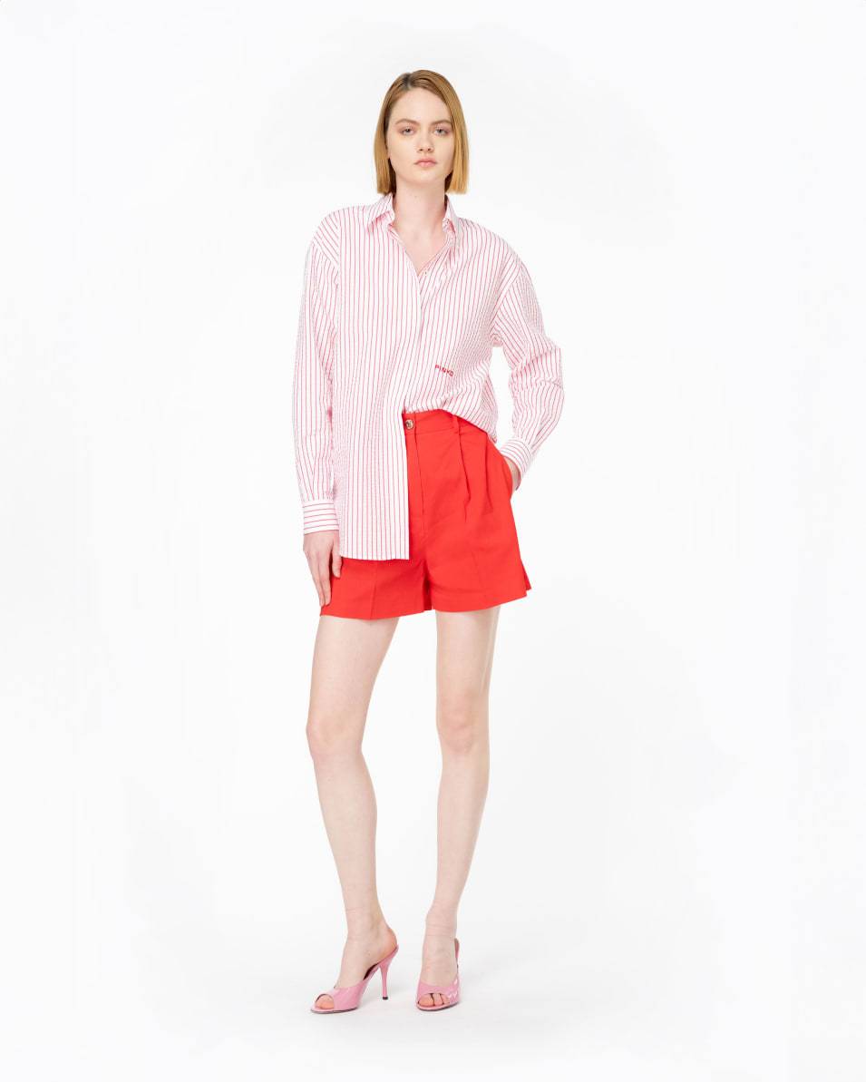 Pinko Streifenbluse Seersucker