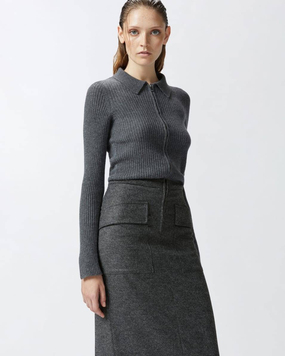 Pinko Strickkleid In Zweiteiliger Optik