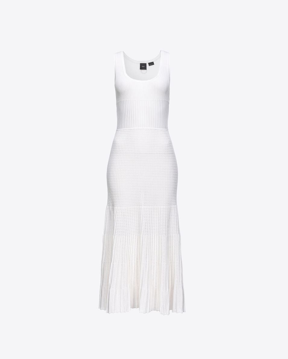 Pinko Strickkleid Plisseemuster
